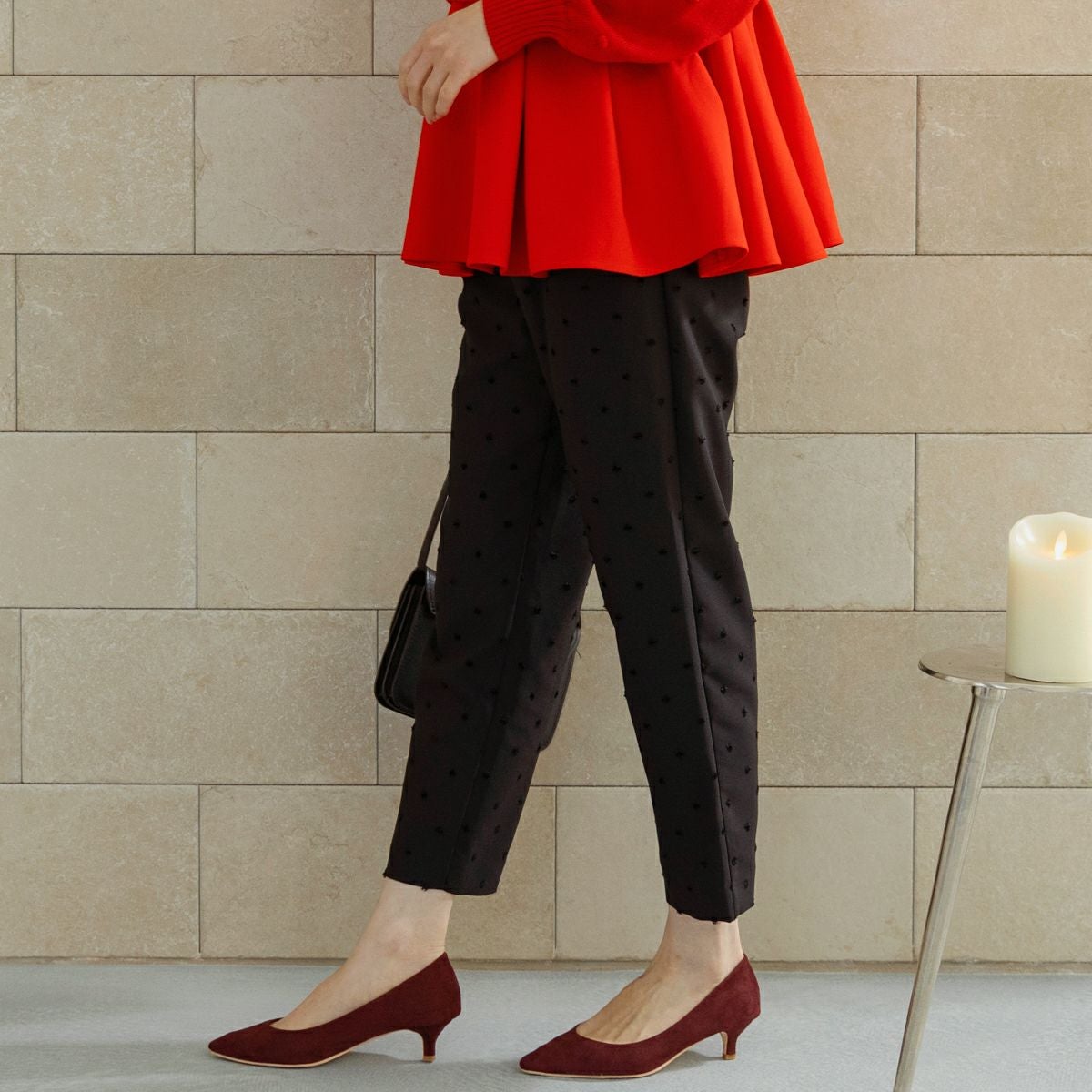 SONO NAVY】-Harmony DOT JQ-ﾃｰﾊﾟｰﾄﾞﾊﾟﾝﾂ【20251017】 | Spendard.com