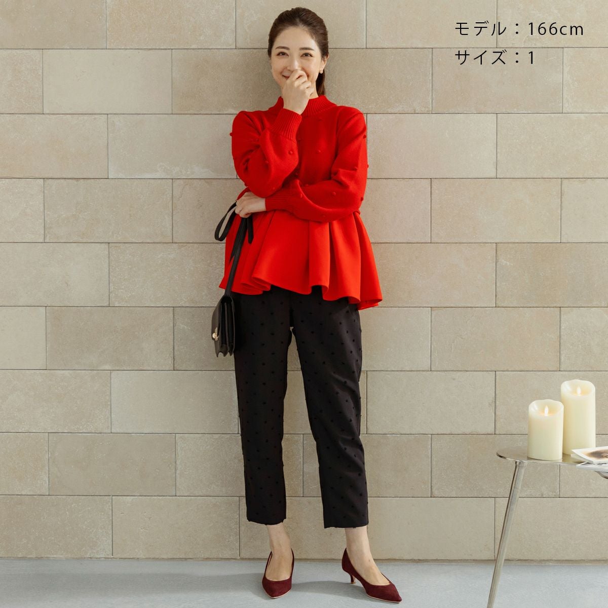 SONO NAVY】-Harmony DOT JQ-ﾃｰﾊﾟｰﾄﾞﾊﾟﾝﾂ【20251017】 | Spendard.com