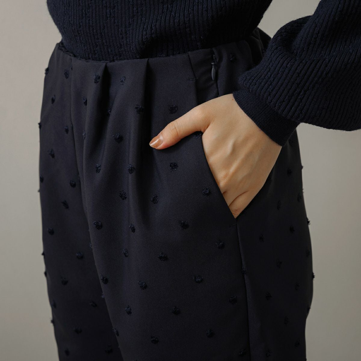 SONO NAVY】-Harmony DOT JQ-ﾃｰﾊﾟｰﾄﾞﾊﾟﾝﾂ【20251017】 | Spendard.com
