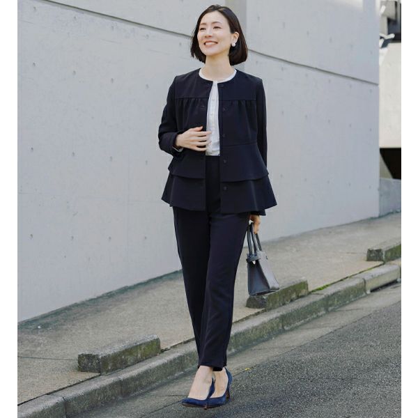 SONO NAVY】ティアードペプラムジャケット【20250117】 | Spendard.com