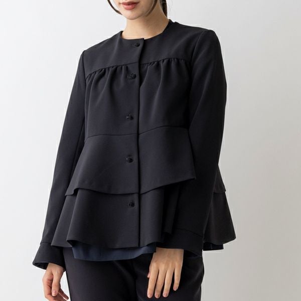 SONO NAVY】ティアードペプラムジャケット【20250117】 | Spendard.com
