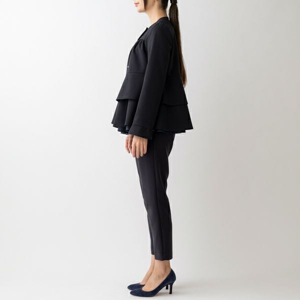 SONO NAVY】ティアードペプラムジャケット【20250117】 | Spendard.com