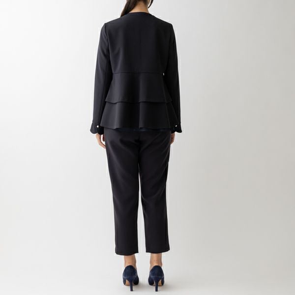 SONO NAVY】ティアードペプラムジャケット【20250117】 | Spendard.com