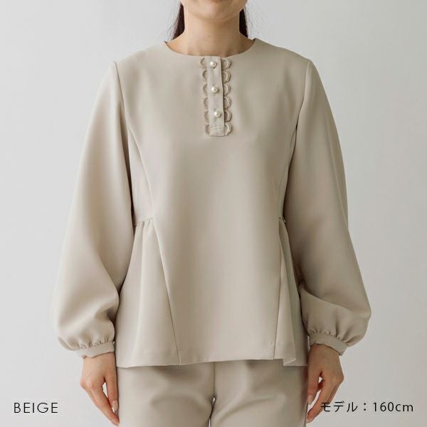 FINAL SALE】【返品不可】【SONO NAVY】バックティアードフルール