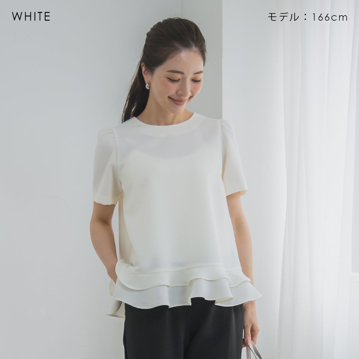 SONO NAVY】ミニティアードレディブラウス【20260522】 | Spendard.com