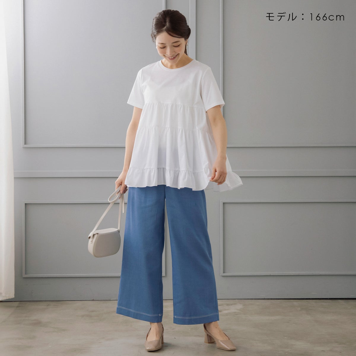 SONO】エッセンシャルコットン ティアードフレアTee【20260605