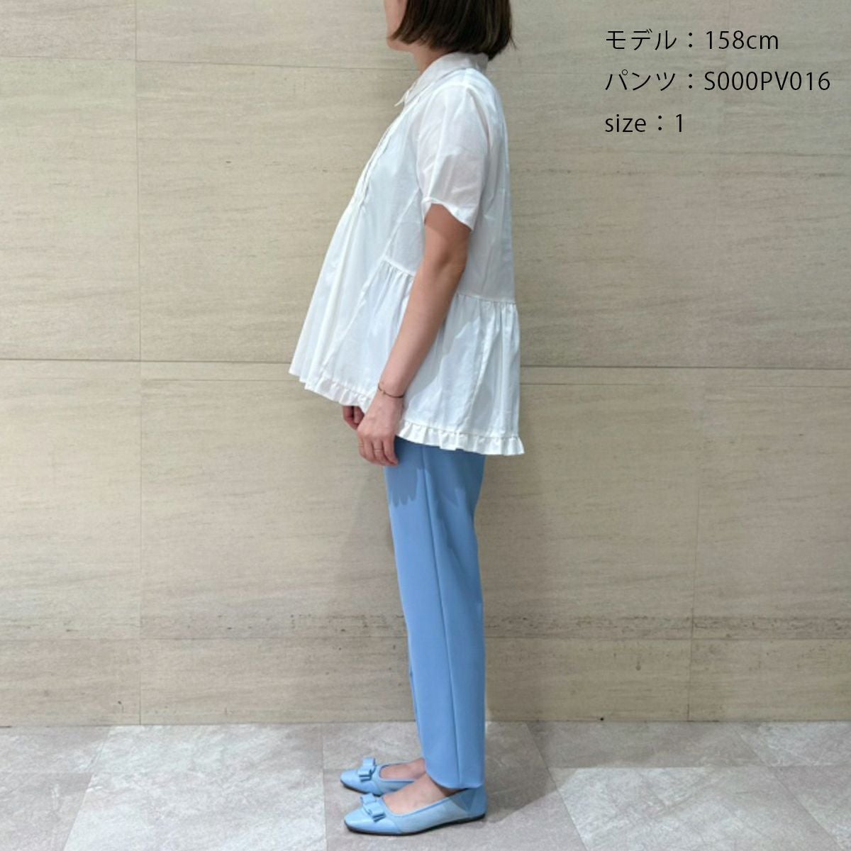 sono ネイビー　オーナメントパールクレービーブラウス Sono（ソーノ） ブラウス シャツ 「SONO/ソーノ」ウェイビータック