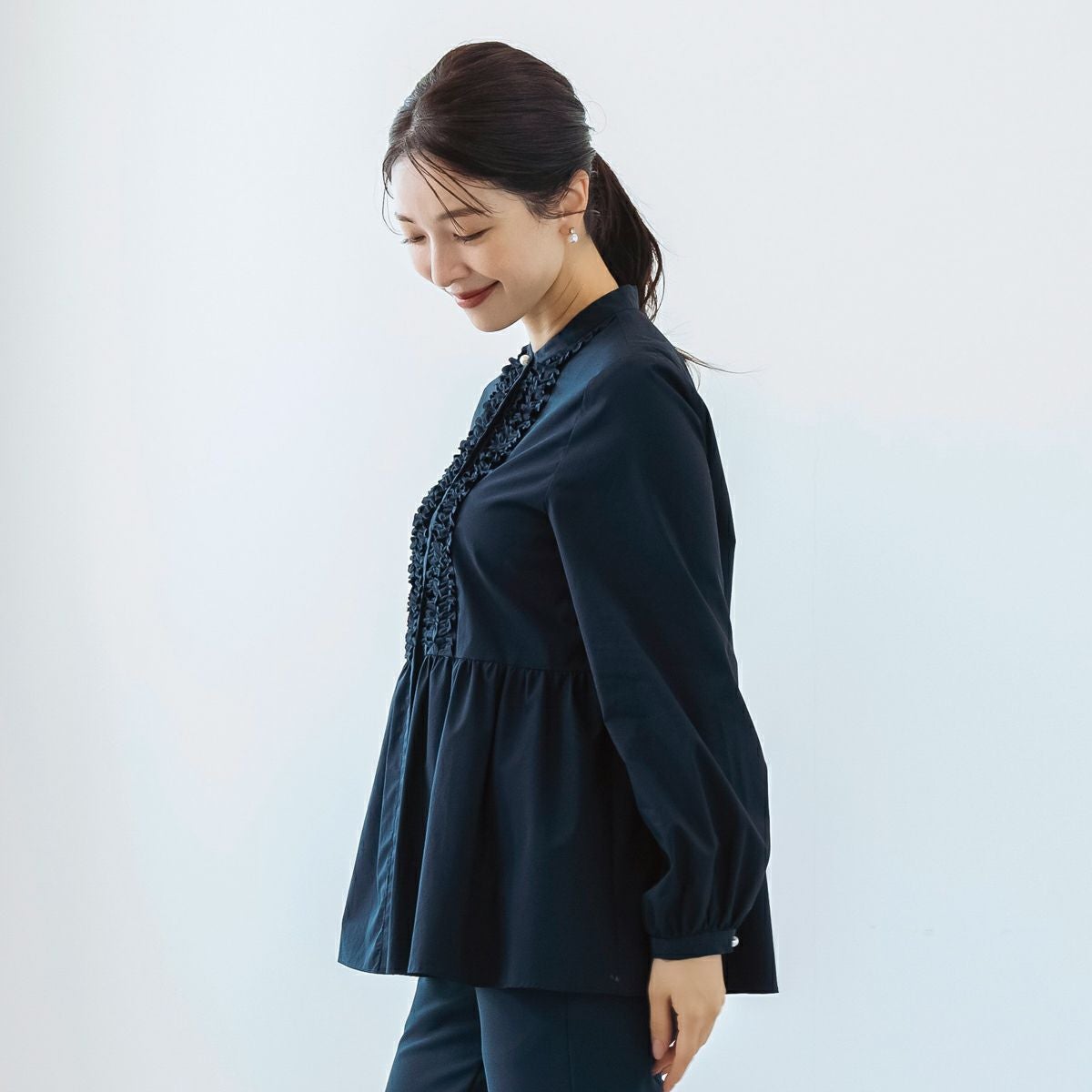 SONO】ミニフリルチュニックブラウス【20250912】 | Spendard.com
