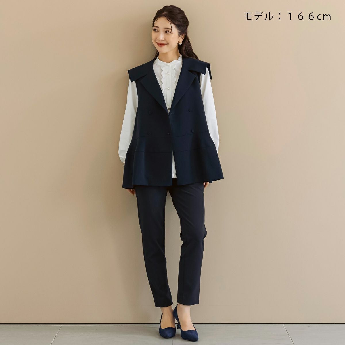 小物 SONO SONO NAVY】ビーグルカラーチュニックジレ【20250919】 | Spendard.com