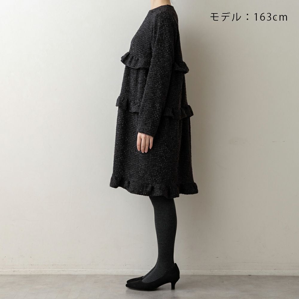 MORE SALE】【返品不可】【SONO】ティアードフリルワンピース