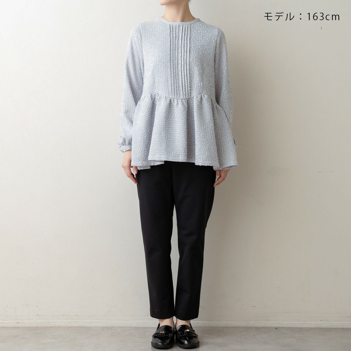 SONO】スノーフレークレースカットソーブラウス【20251212