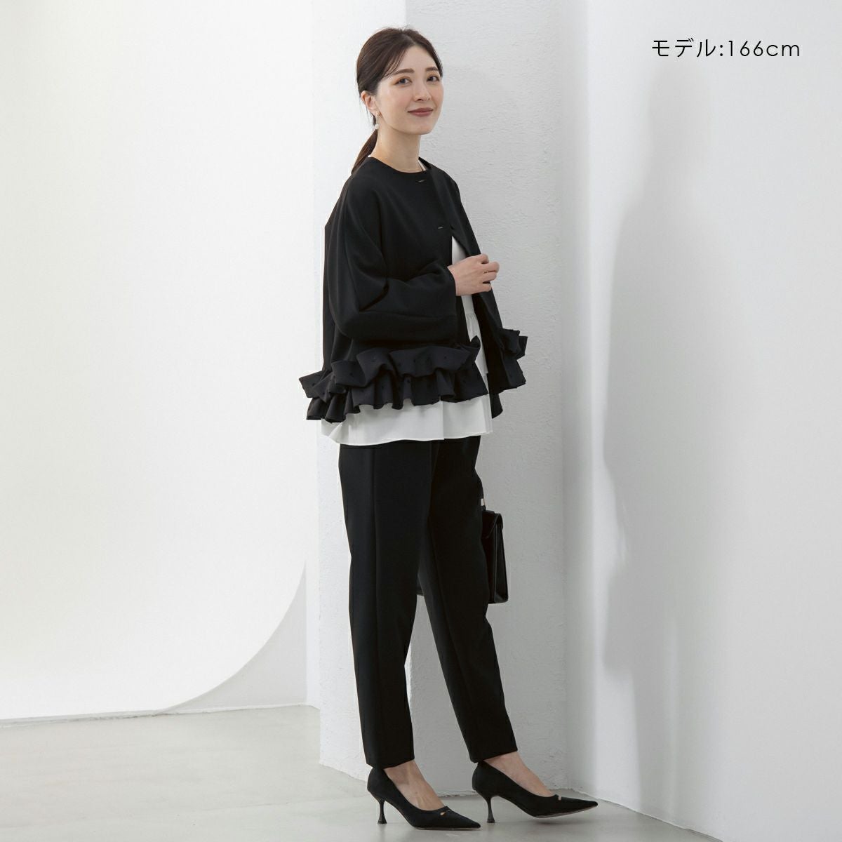 SONO NAVY】ホイップフリルショートジャケット【20260225】 | Spendard.com