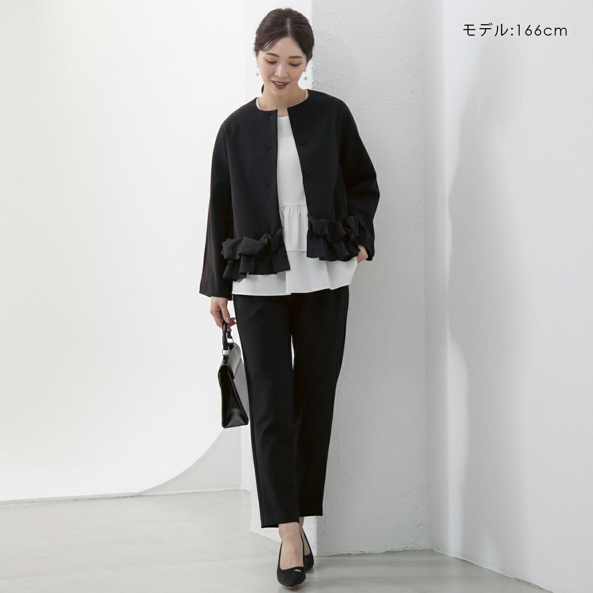 SONO NAVY】ホイップフリルショートジャケット【20260225】 | Spendard.com