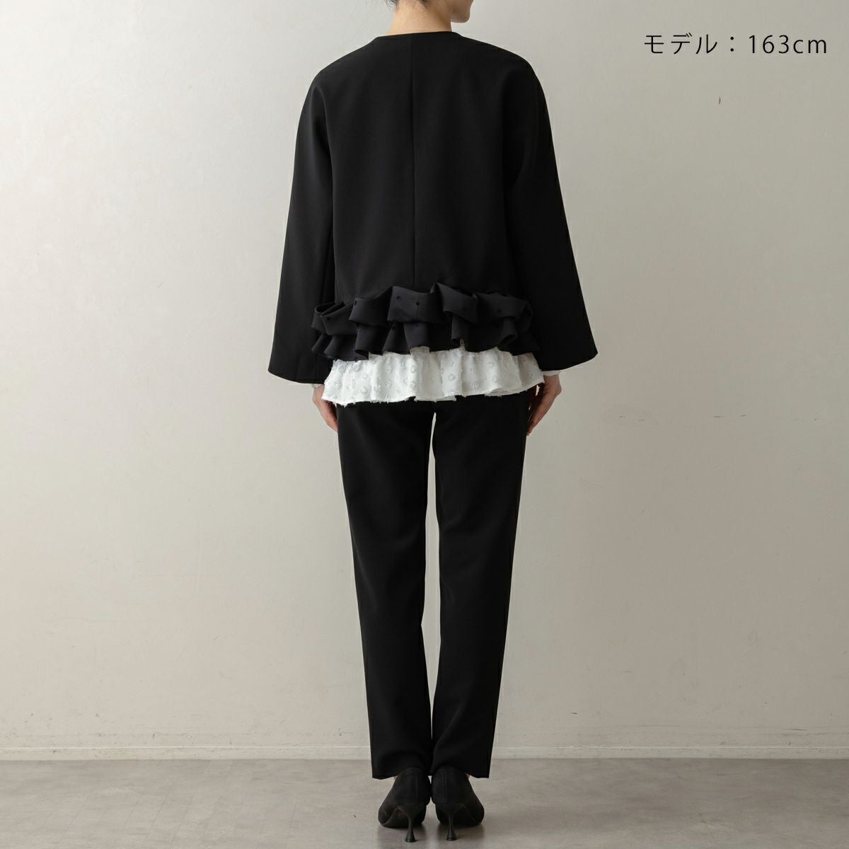 SONO NAVY】ホイップフリルショートジャケット【20260225】 | Spendard.com