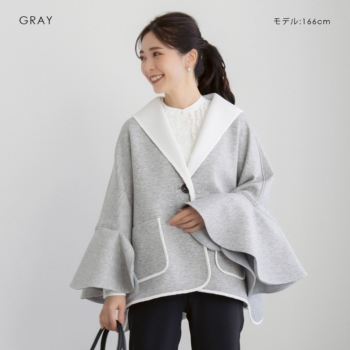 Physical Drop　ブーケ柄JSK3点セット　ケープ　ボンネ SONO】ケープ・フレアジャケット【20260213】 | Spendard.com