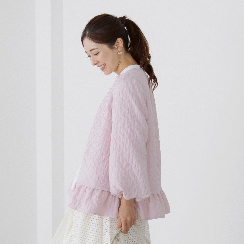 SALE】【返品不可】【SONO】フロートバルーン・ジャガードジャケット