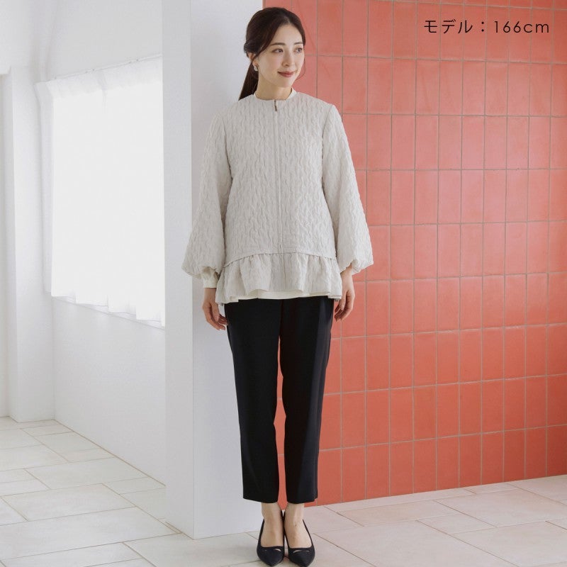 SALE】【返品不可】【SONO】フロートバルーン・ジャガードジャケット