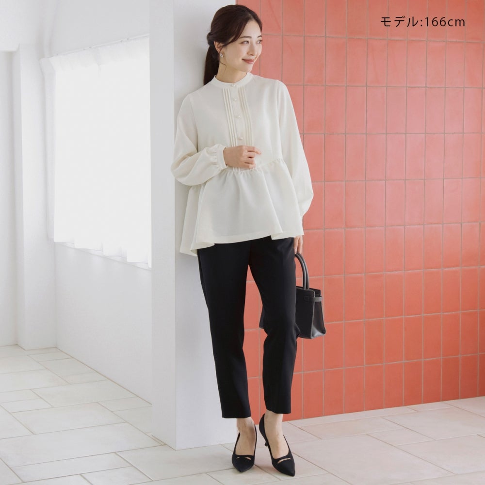 SONO NAVY】フェミニニティティアードブラウス【20260313】 | Spendard.com