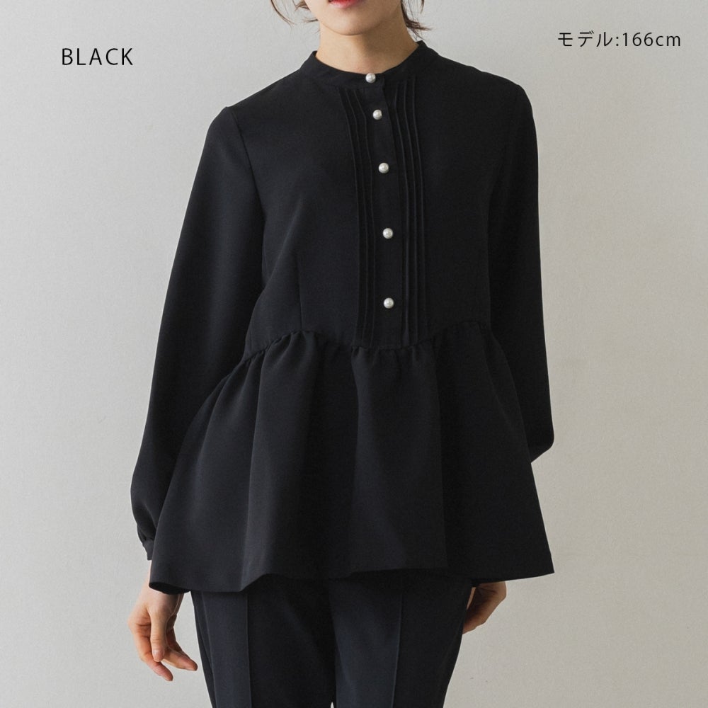 SONO NAVY】フェミニニティティアードブラウス【20260313】 | Spendard.com
