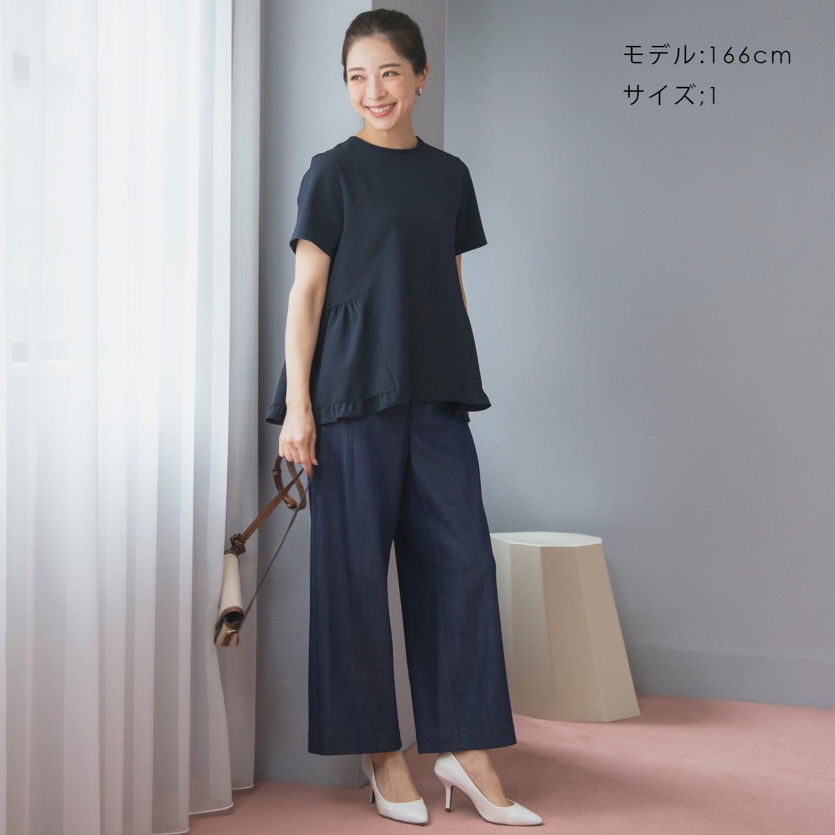 DEEPネイビー デニムパンXS/Mサイズ SONO】カラーラインデニムパンツ【20260422】 | Spendard.com