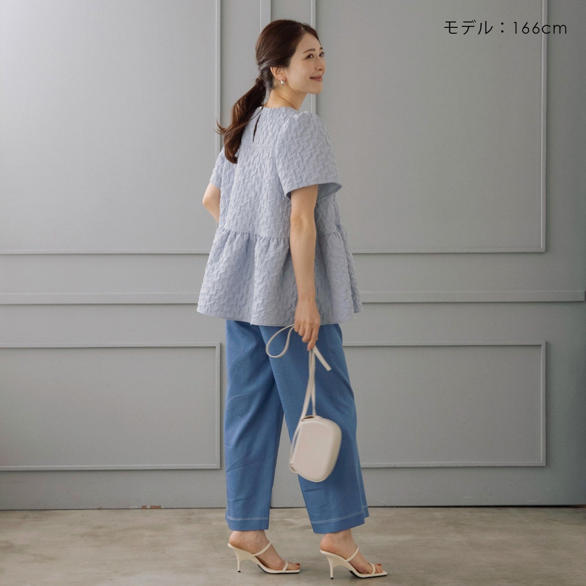 Rochas シルクジャガード　ブラウス フロントリボン ジャガード ブラウス HUIT 全3色｜hit821-0263【1