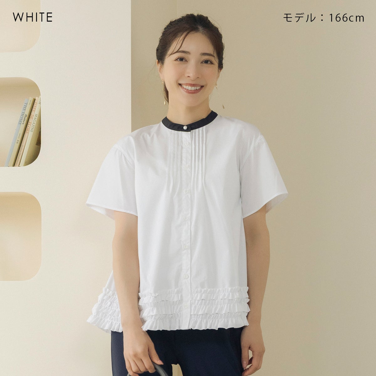 SONO】ブロッサムフリルヘムブラウス【20260717】 | Spendard.com