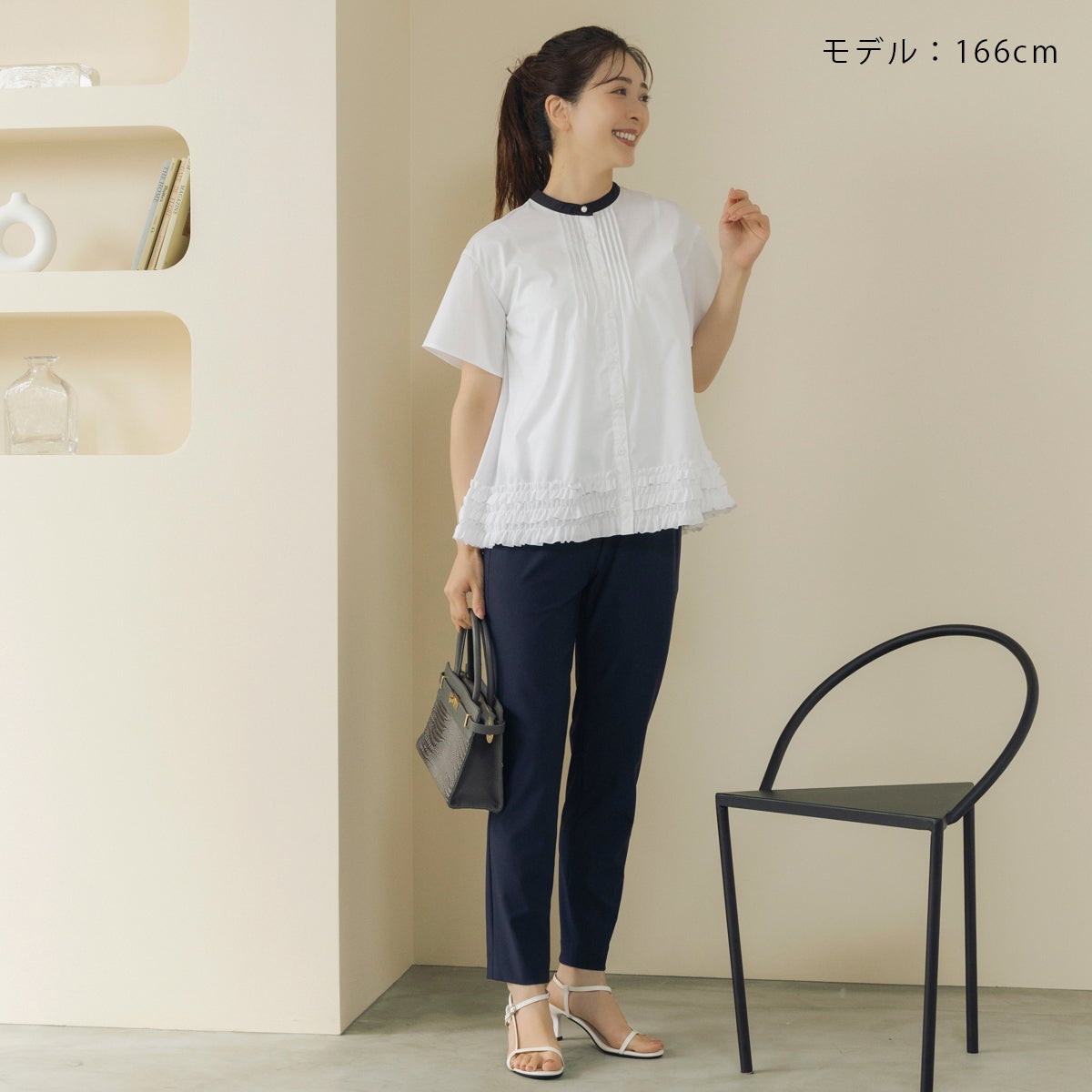 SONO】ブロッサムフリルヘムブラウス【20260717】 | Spendard.com