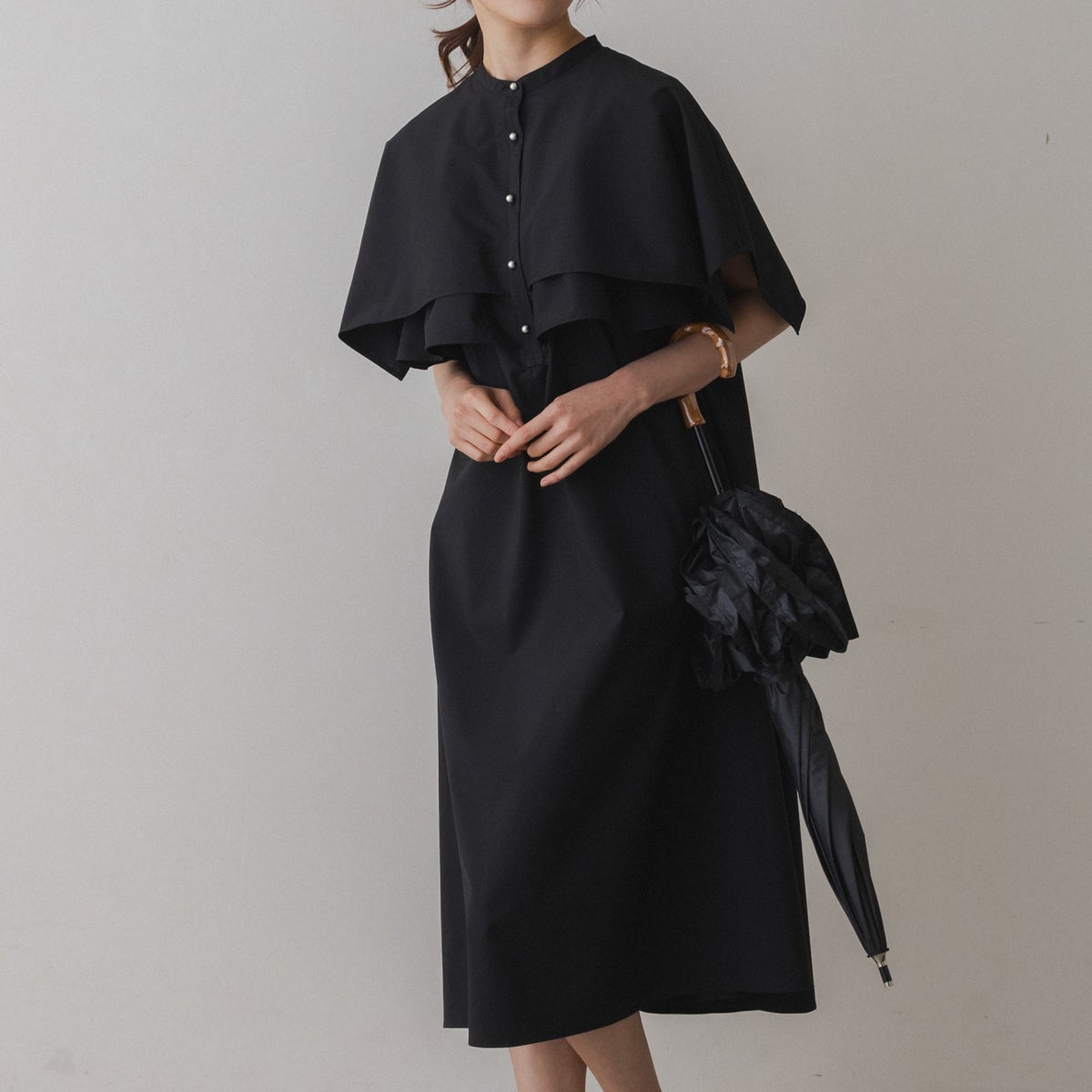 SONO】ダブルフリルケープワンピース【20260619】 | Spendard.com