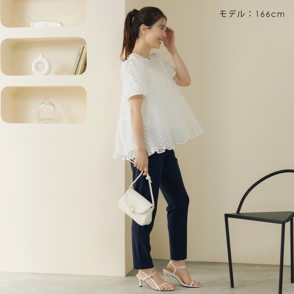 SONO】ティアードフレアパフィドットブラウス【20260710】 | Spendard.com