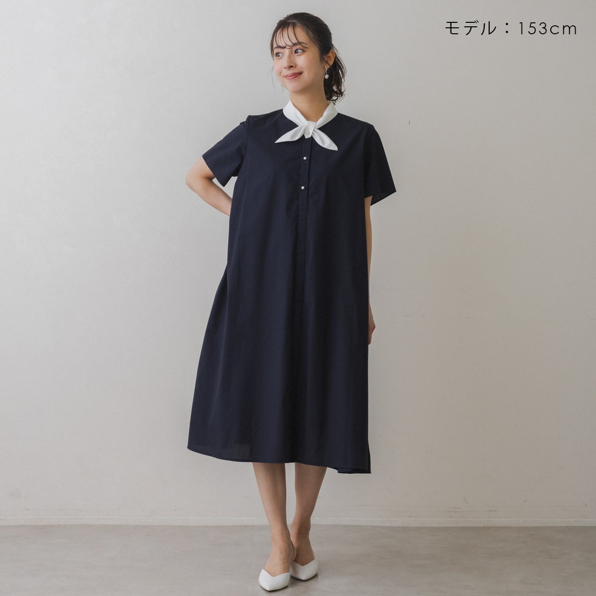 SONO】ミニスカーフカラー フレアワンピース【20260710】 | Spendard.com
