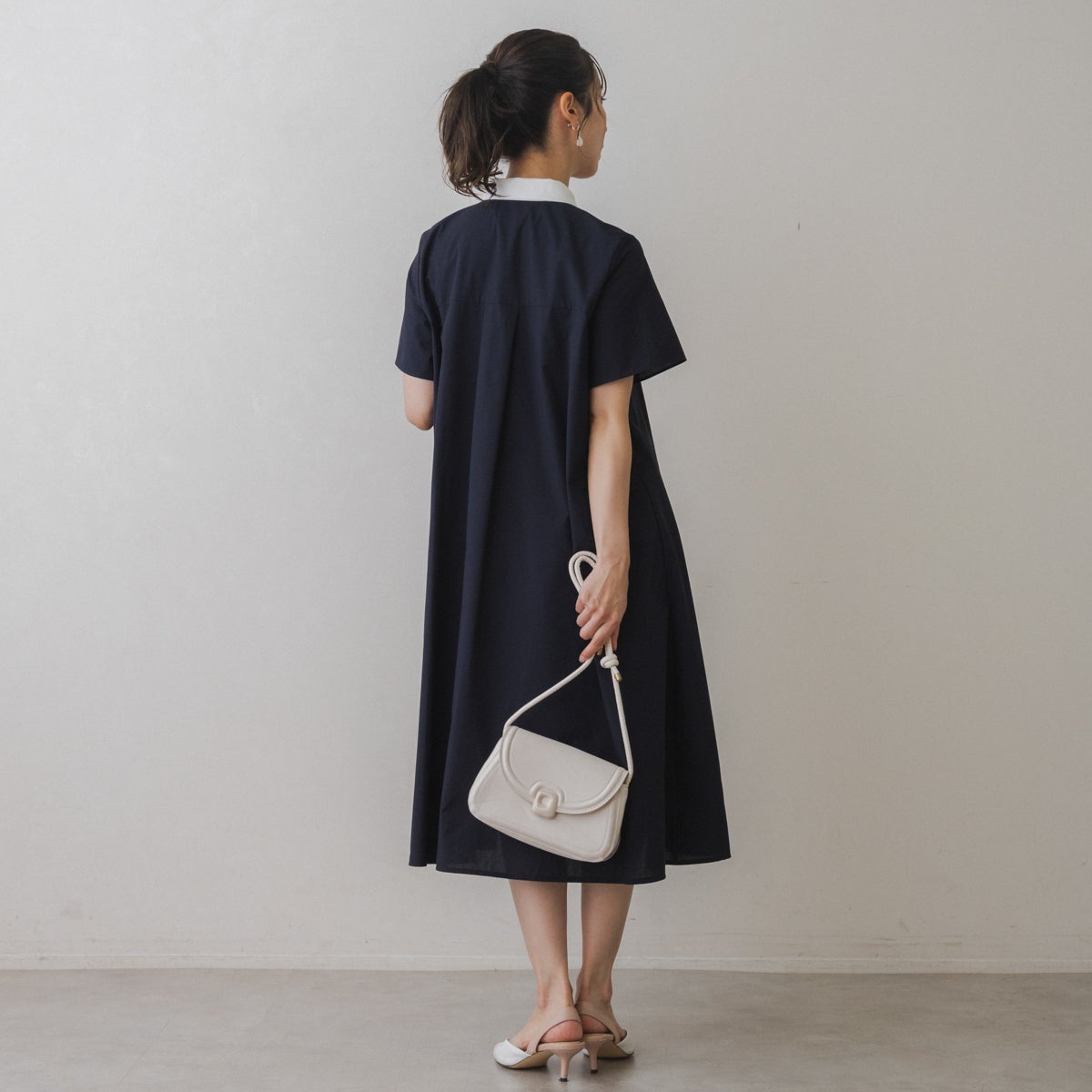 SONO】ミニスカーフカラー フレアワンピース【20260710】 | Spendard.com