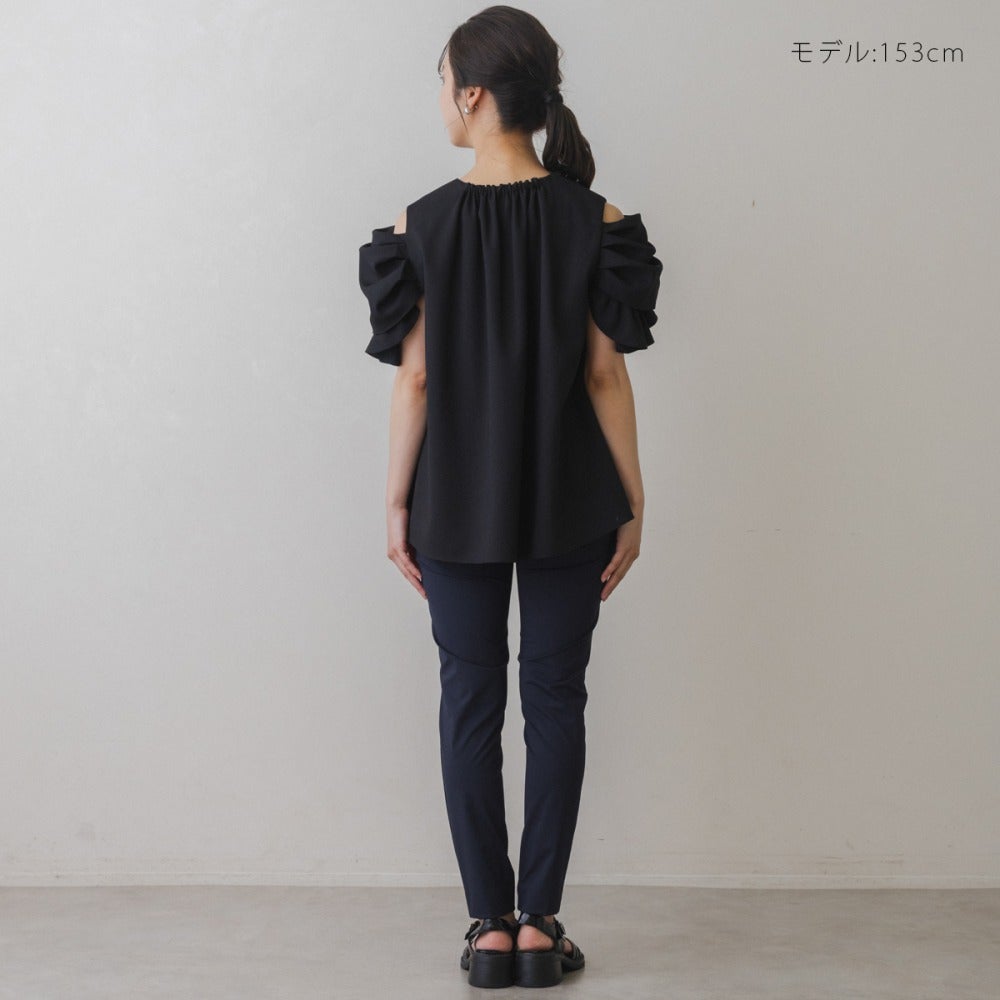 定価15400円❤️新品タグ付❤️sono バックフリルブラウス SONO 